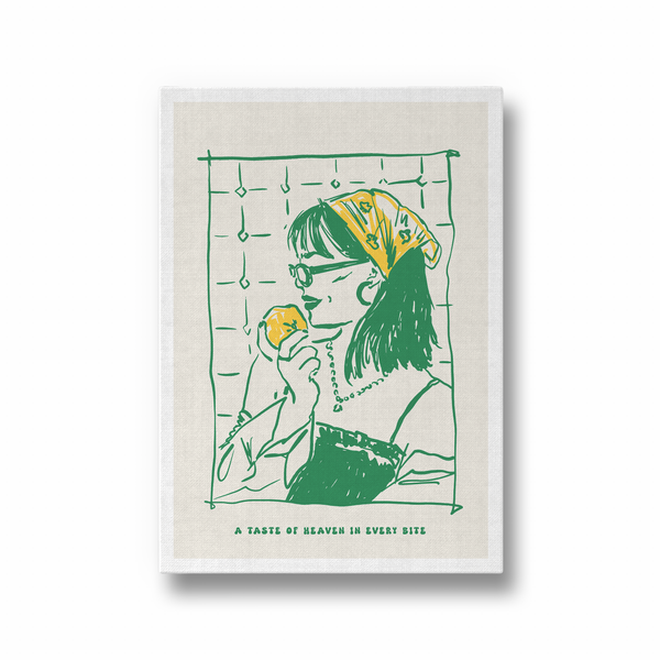 A Taste of Heaven in Every Bite Cravings Wall Art