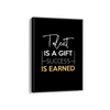 Talent is a gift, success is earner Quote Wall Art