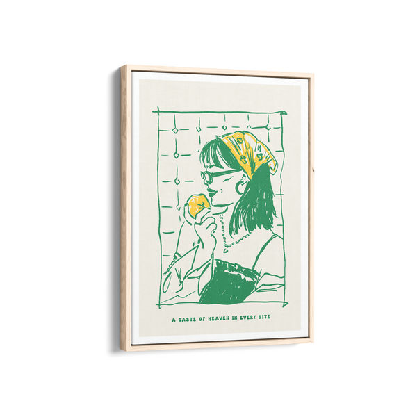 A Taste of Heaven in Every Bite Cravings Wall Art