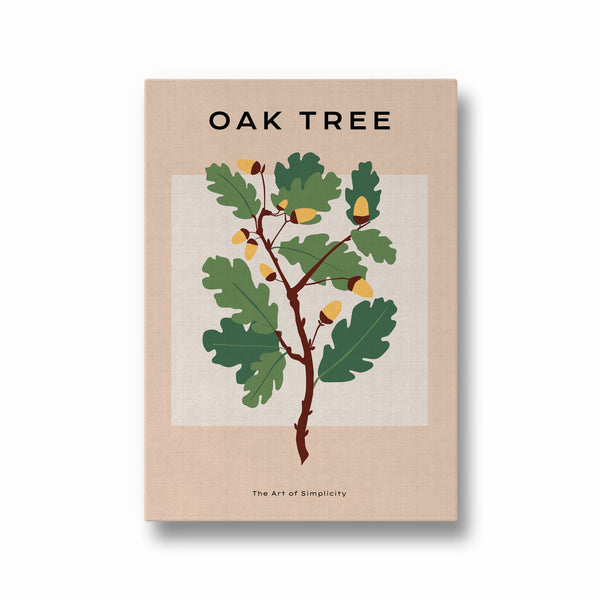 Oak Tree Botanical Modern Wall Art