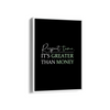 Respect time, it's greater than money Quote Wall Art - The Mortal Soul
