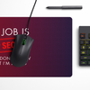 My Job is top secret Desk Mat | Desk Pad | Mouse Pad