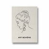 Pretty Lady Modern Line Wall Art