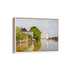 Houses on the Achterzaan (1871) by Claude Monet Wall Art