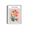 Tulips Botanical Modern Wall Art
