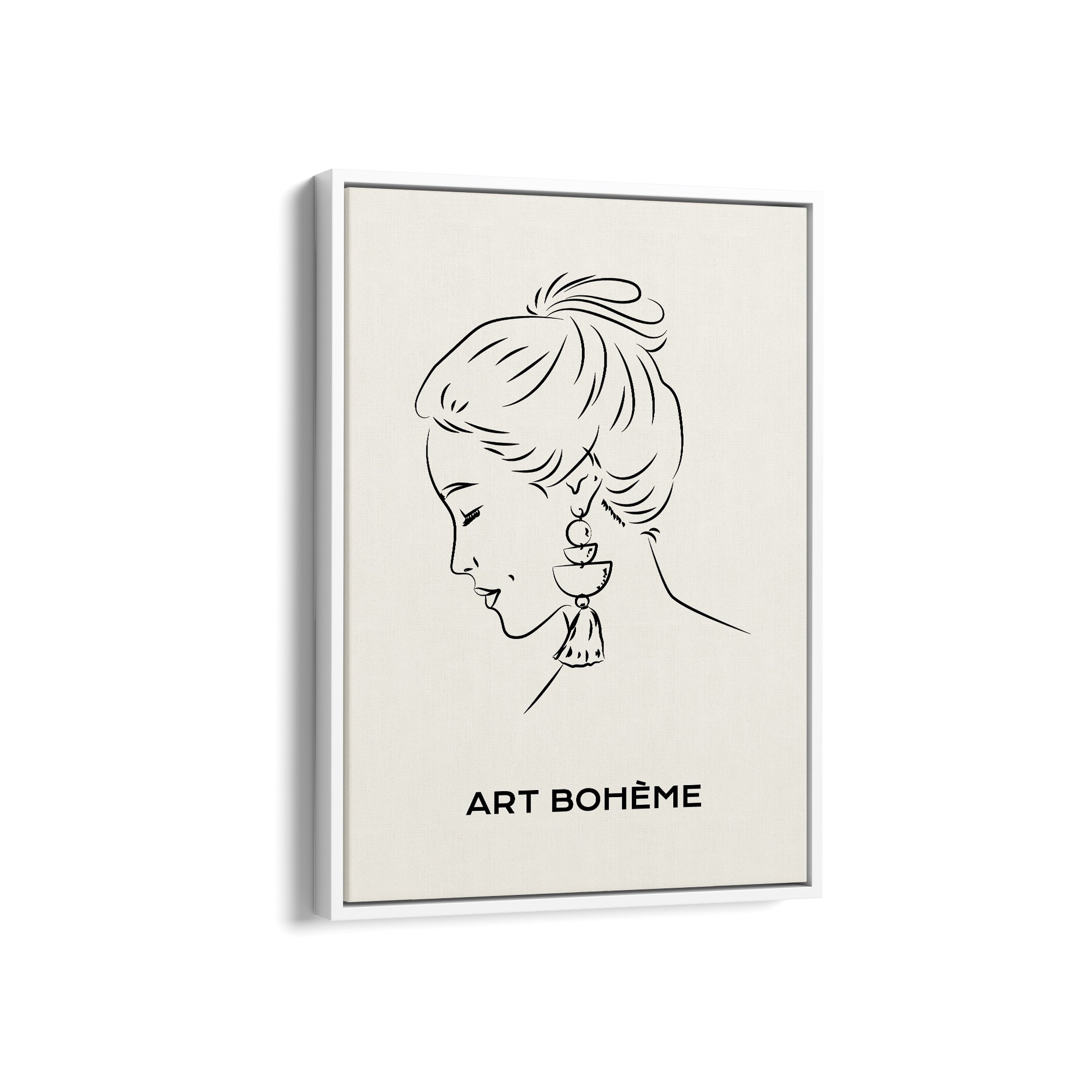 Pretty Lady Modern Line Wall Art