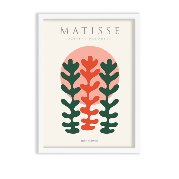 Orange Sun Abstract Modern Wall Art