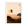 Divine Afternoon Landscape Modern Wall Art