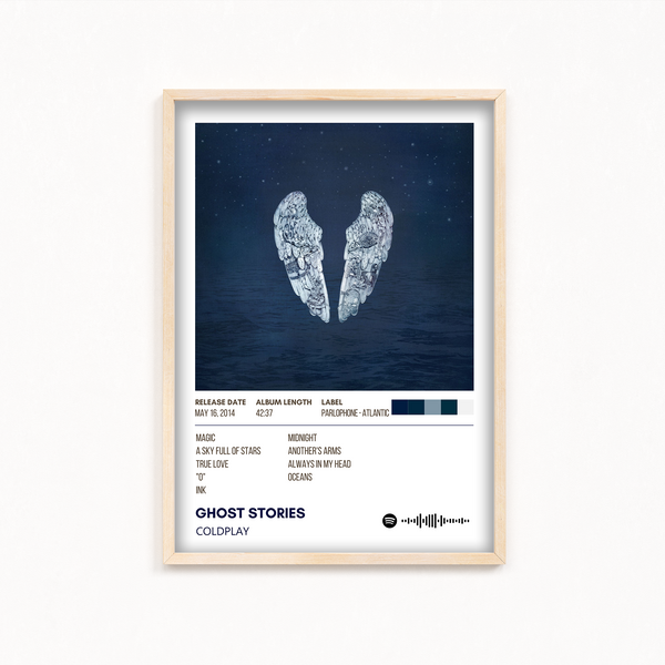 Ghost Stories Coldplay Album Poster