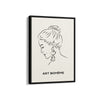 Pretty Lady Modern Line Wall Art