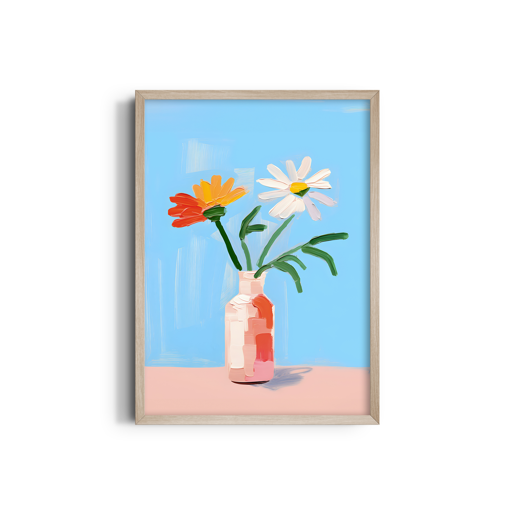 Sunlit Daisies Botanical Wall Art