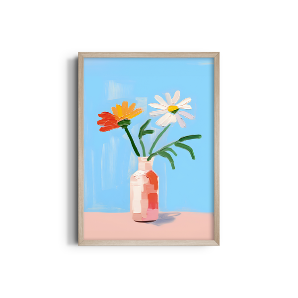 Sunlit Daisies Botanical Wall Art