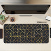 Golden Pattern Desk Mat | Desk Pad | Mouse Pad