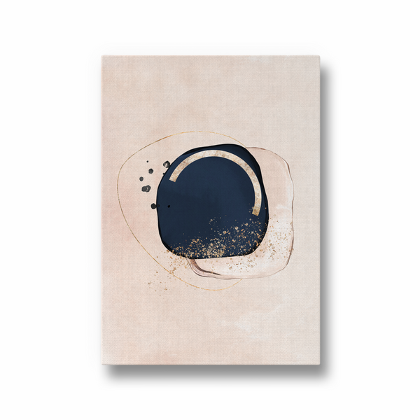 Gilded Haze Abstract Modern Wall Art