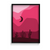 Purple Night Landscape Modern Wall Art