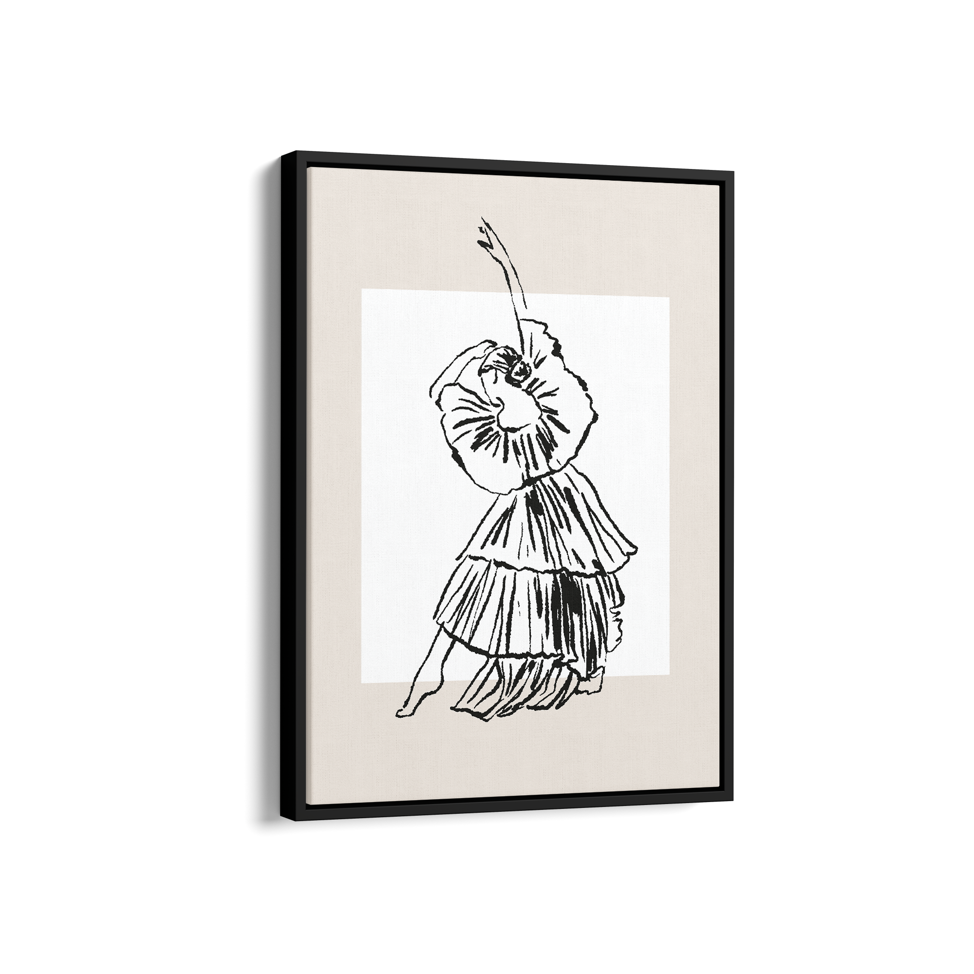 Graceful Waltz Dancing Wall Art