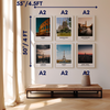 Set of 6 Beautiful Cities Wall Art
