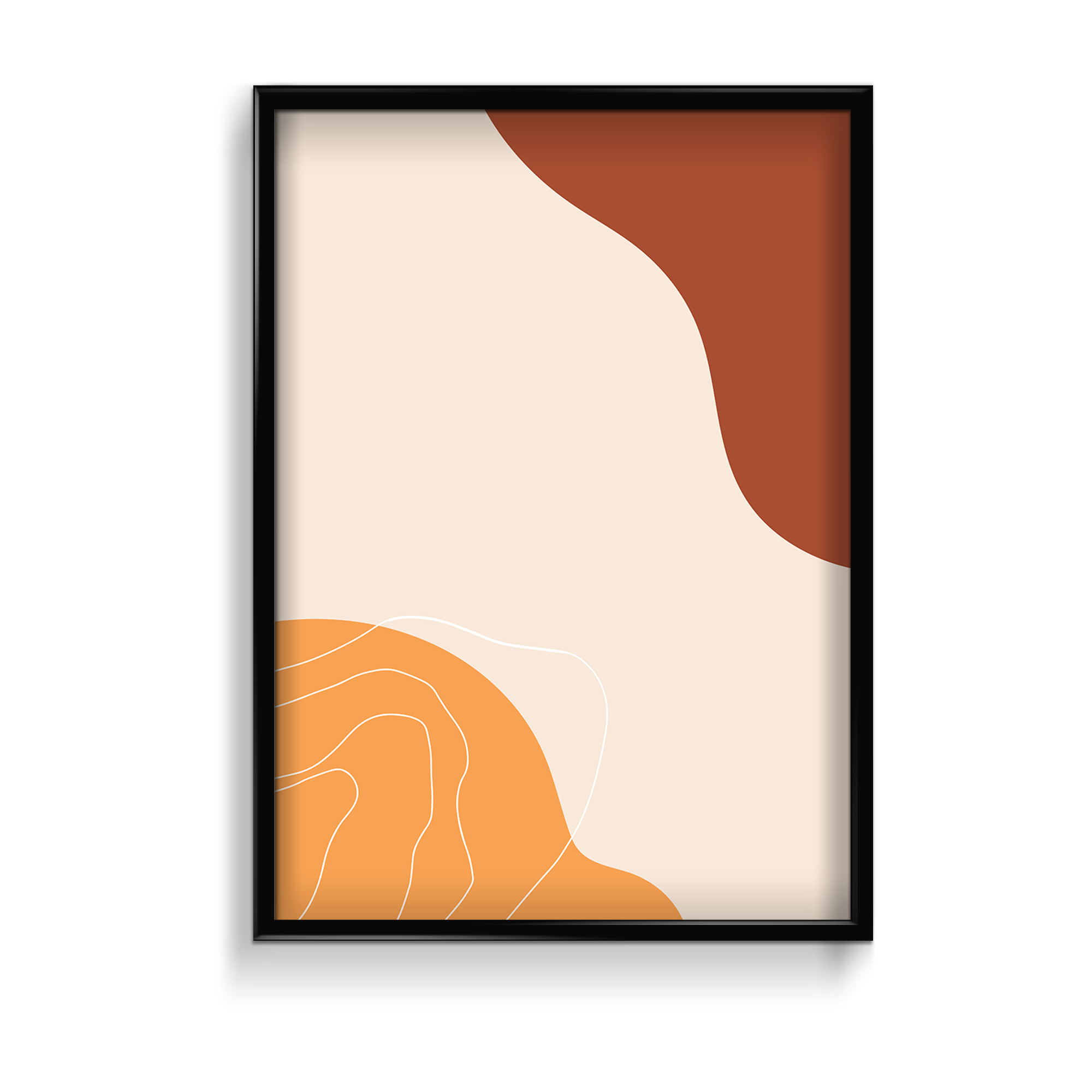 Celestial Flowy Abstract Modern Wall Art