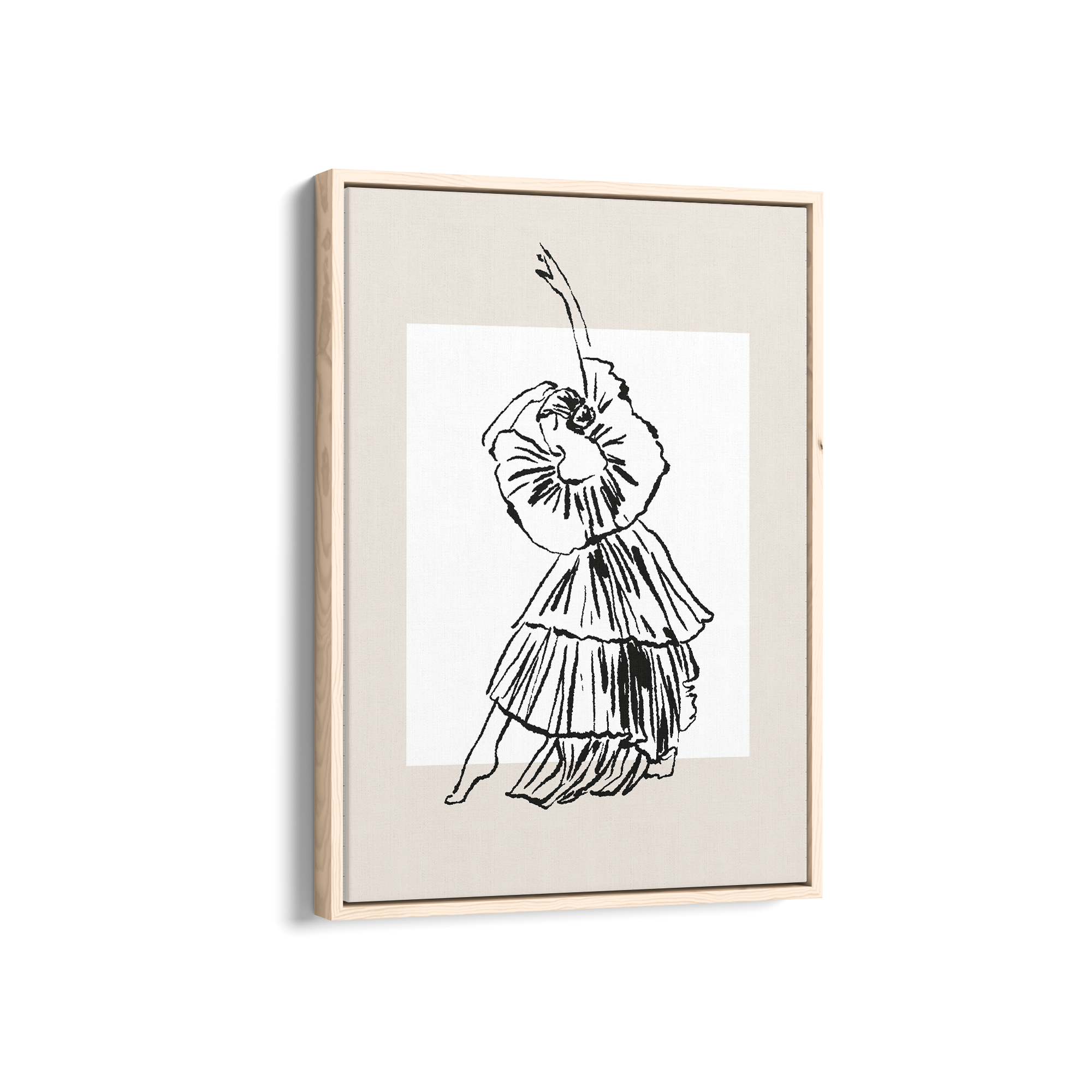 Graceful Waltz Dancing Wall Art