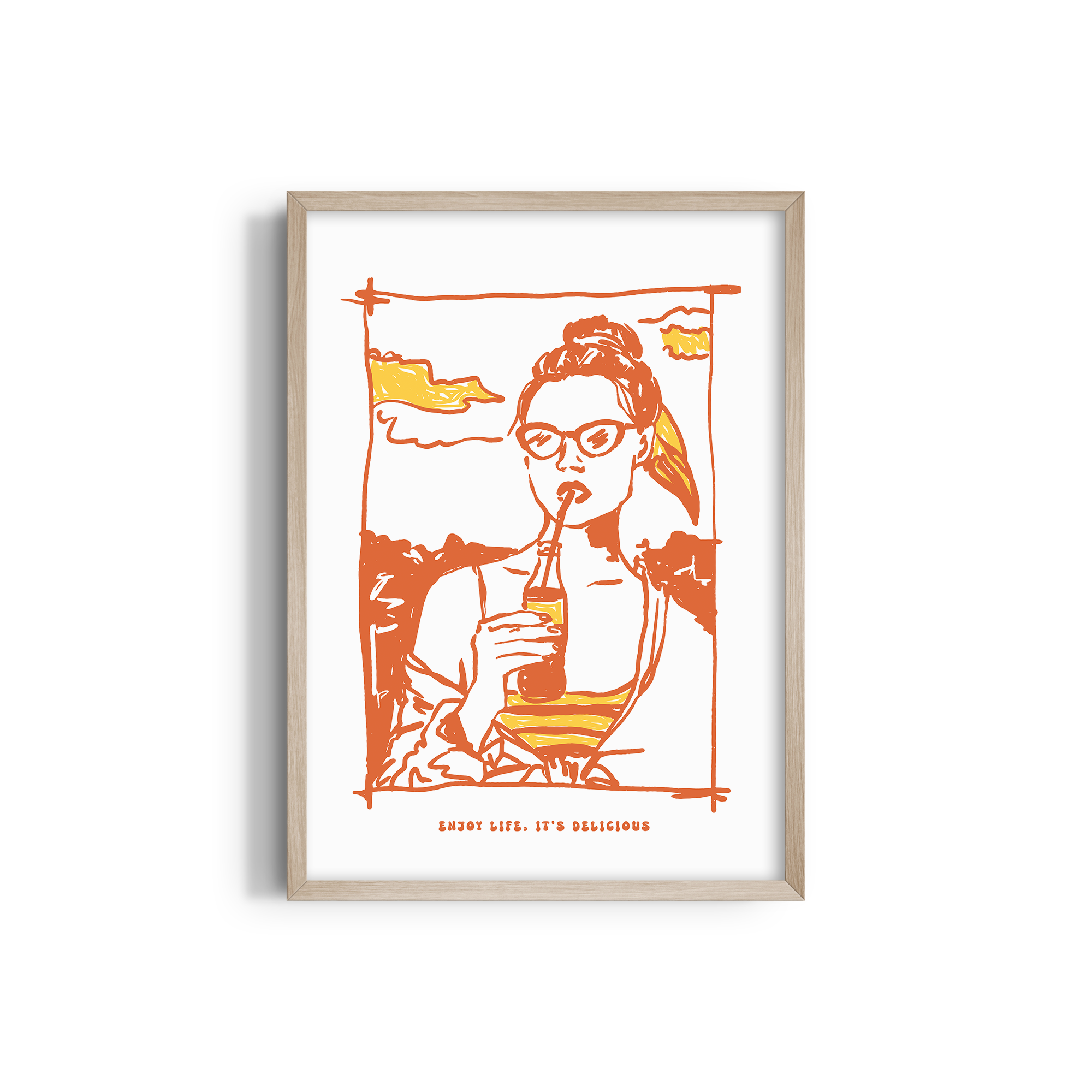 Enjoy Life it's Delicious Cravings Wall Art