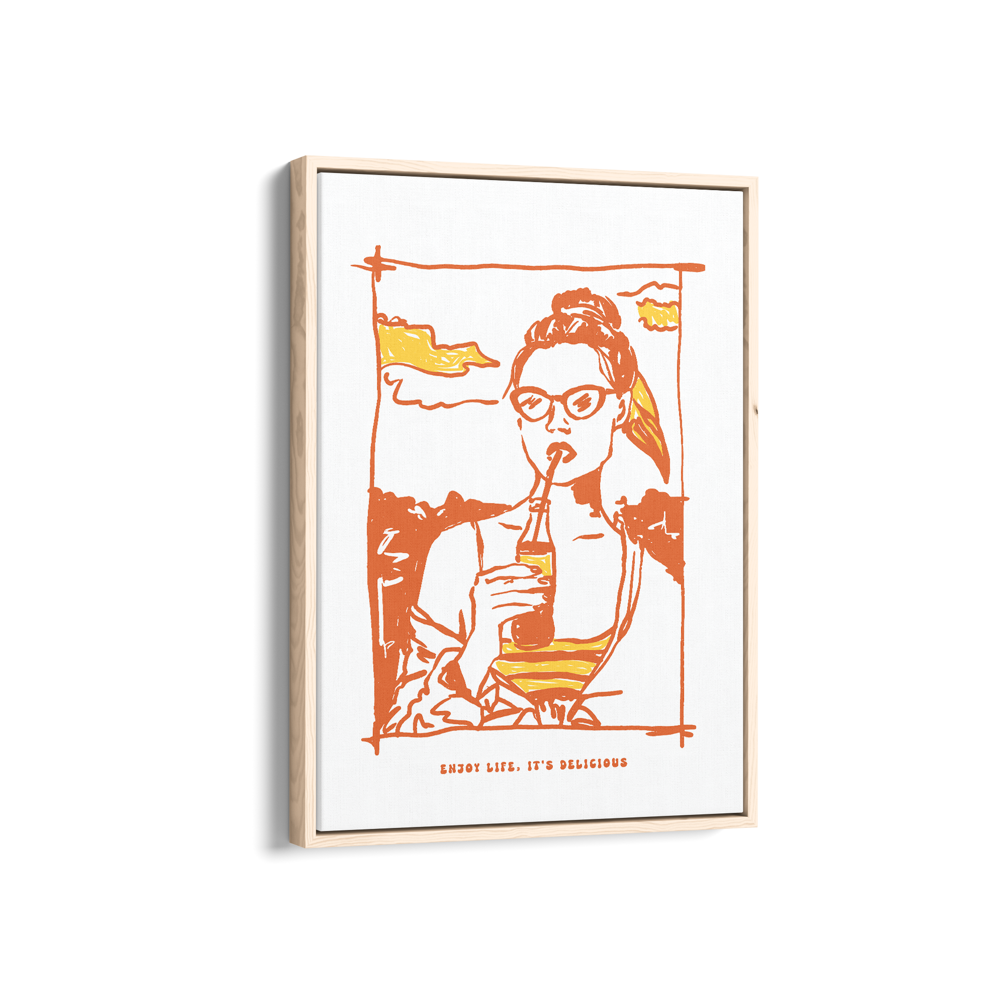 Enjoy Life it's Delicious Cravings Wall Art