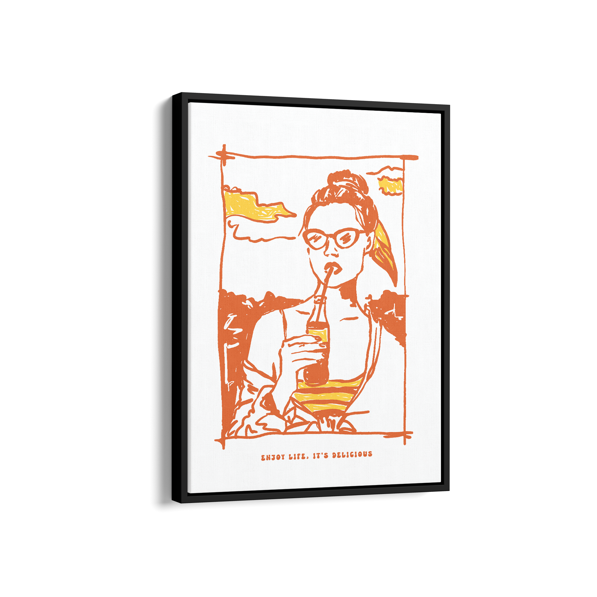 Enjoy Life it's Delicious Cravings Wall Art