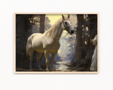 White Velvet Majesty Seas Wall Art