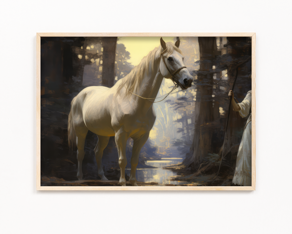 White Velvet Majesty Seas Wall Art