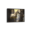 White Velvet Majesty Seas Wall Art