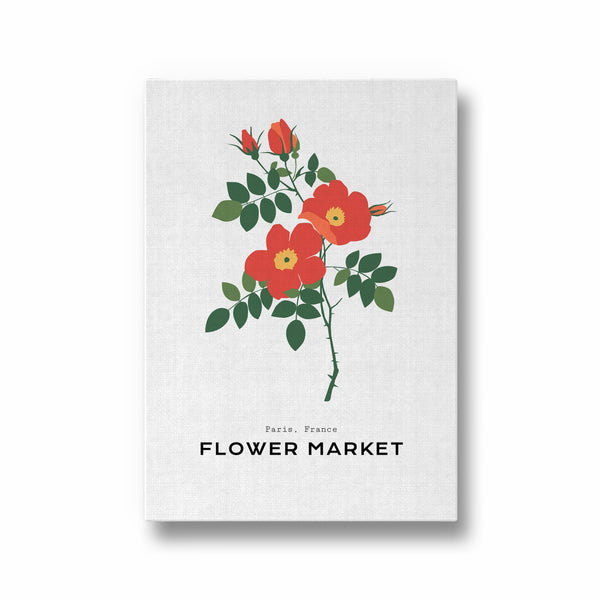 Paris Flower Market Botanical Modern Wall Art