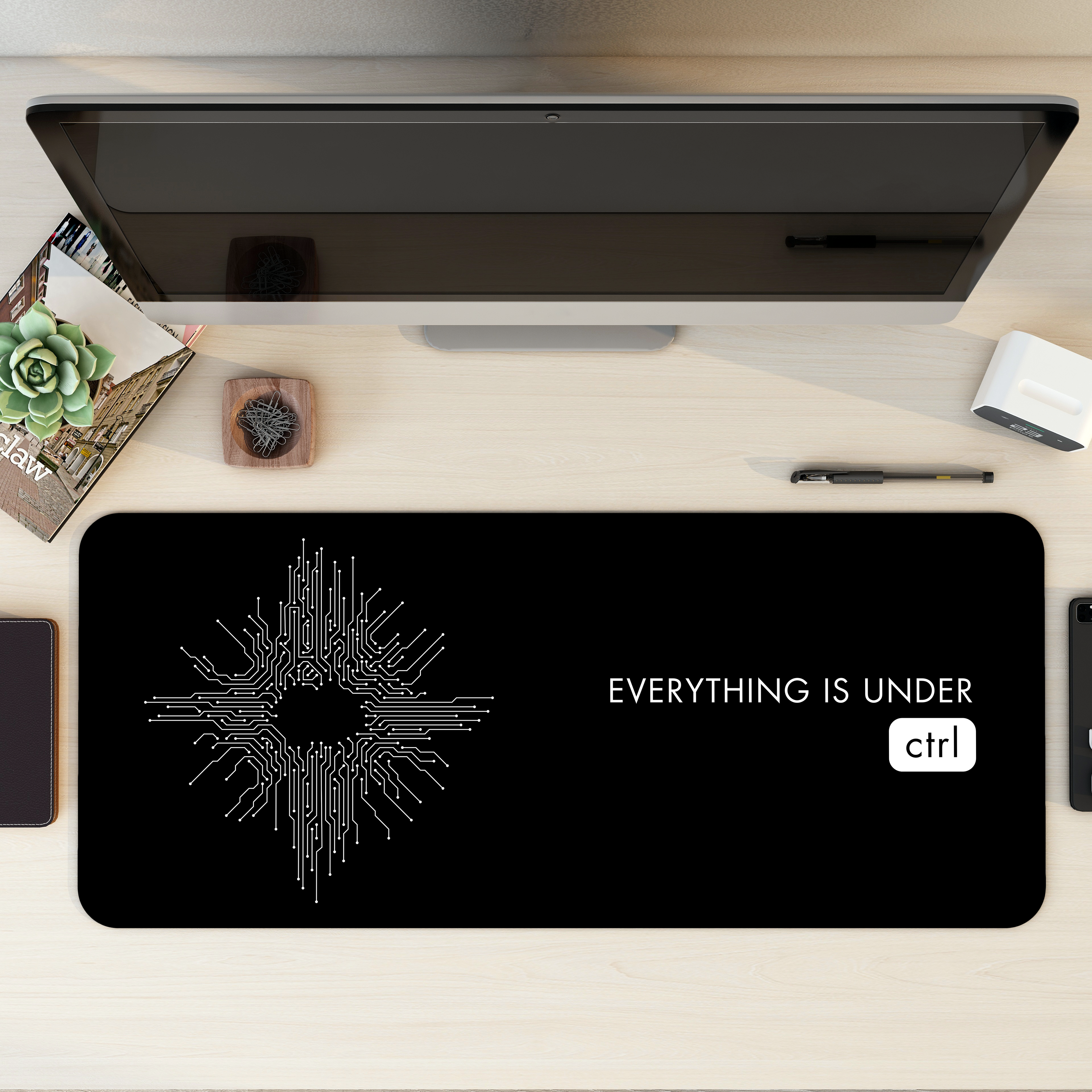 Everything is under control Computer Desk Mat | Desk Pad | Mouse Pad