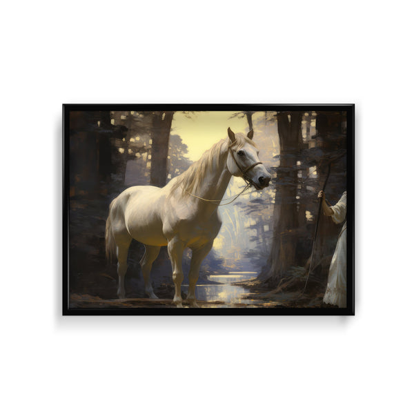 White Velvet Majesty Seas Wall Art