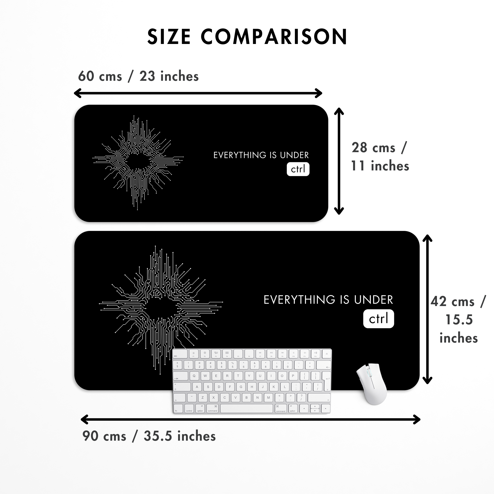 Everything is under control Computer Desk Mat | Desk Pad | Mouse Pad