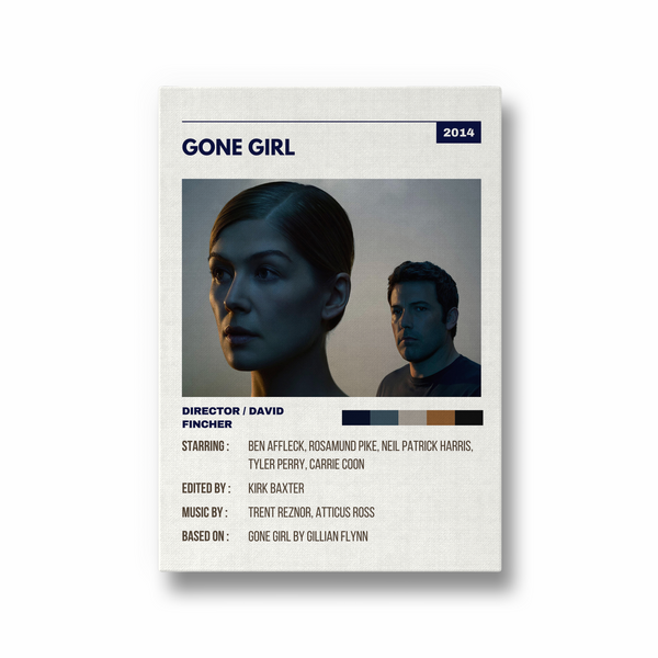 Gone Girl Retro Wall Art