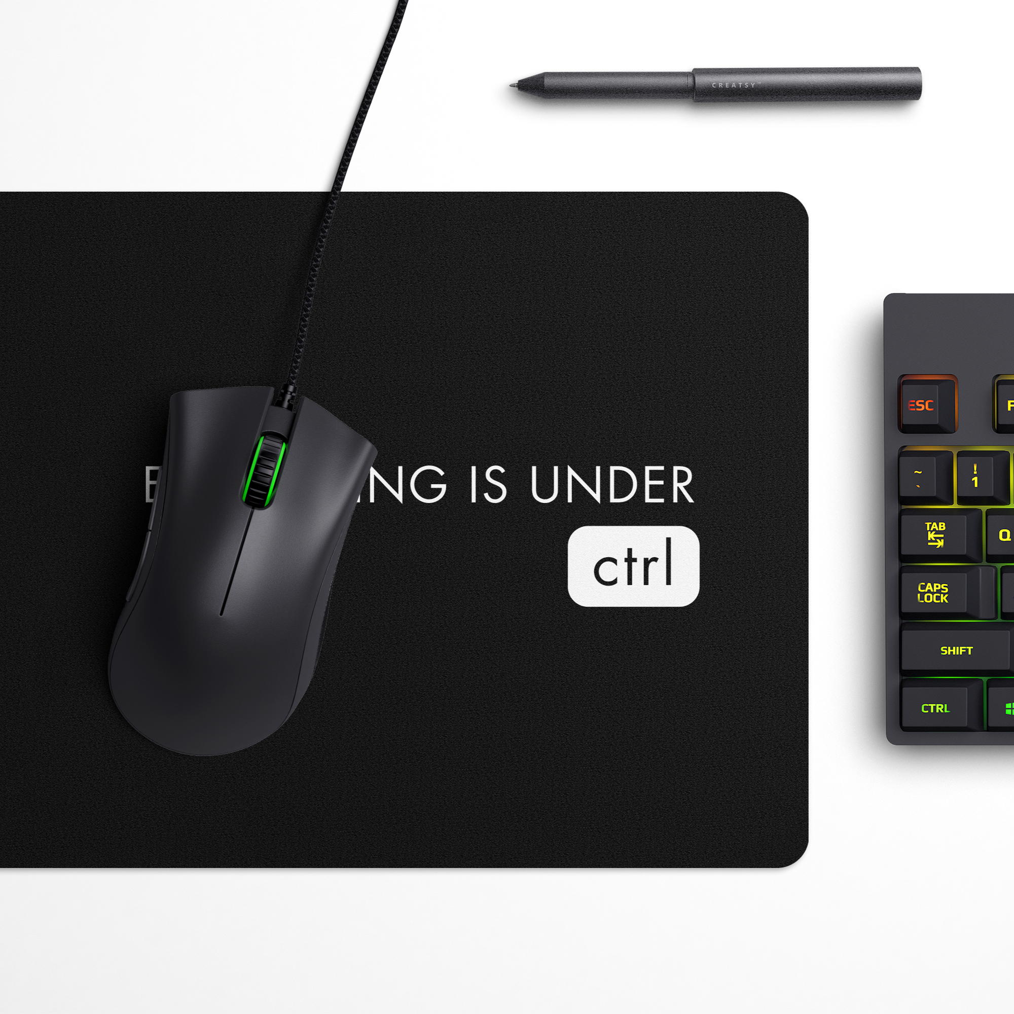 Everything is under control Computer Desk Mat | Desk Pad | Mouse Pad