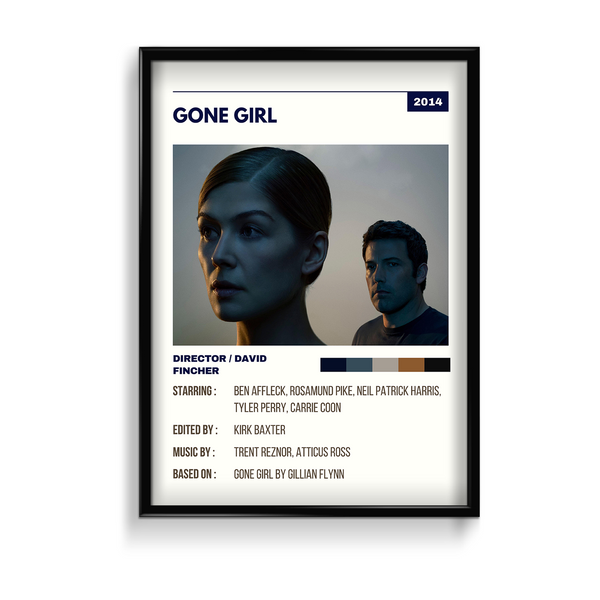 Gone Girl Retro Wall Art