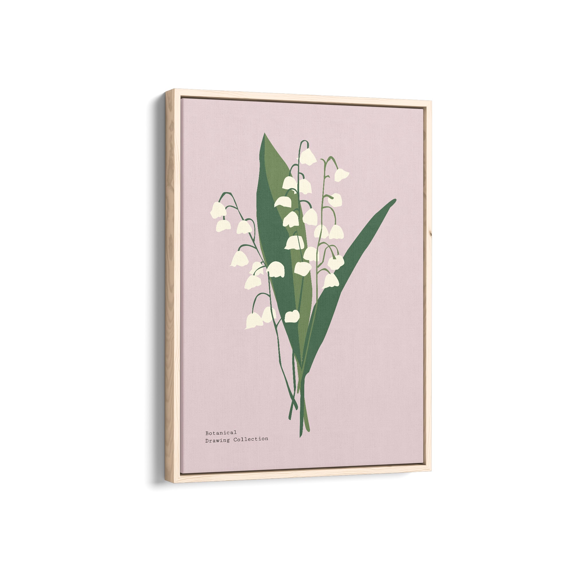 Leafy Lullaby Botanical Modern Wall Art