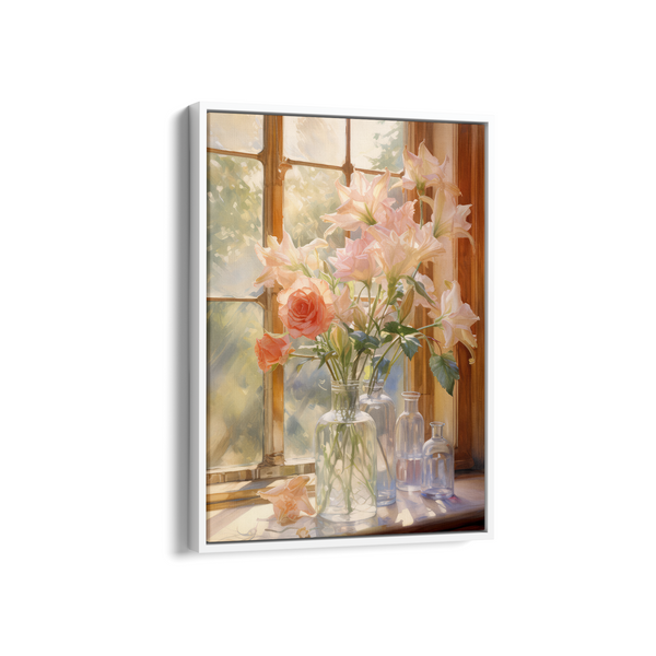 Glass Vase Bloom Wall Art