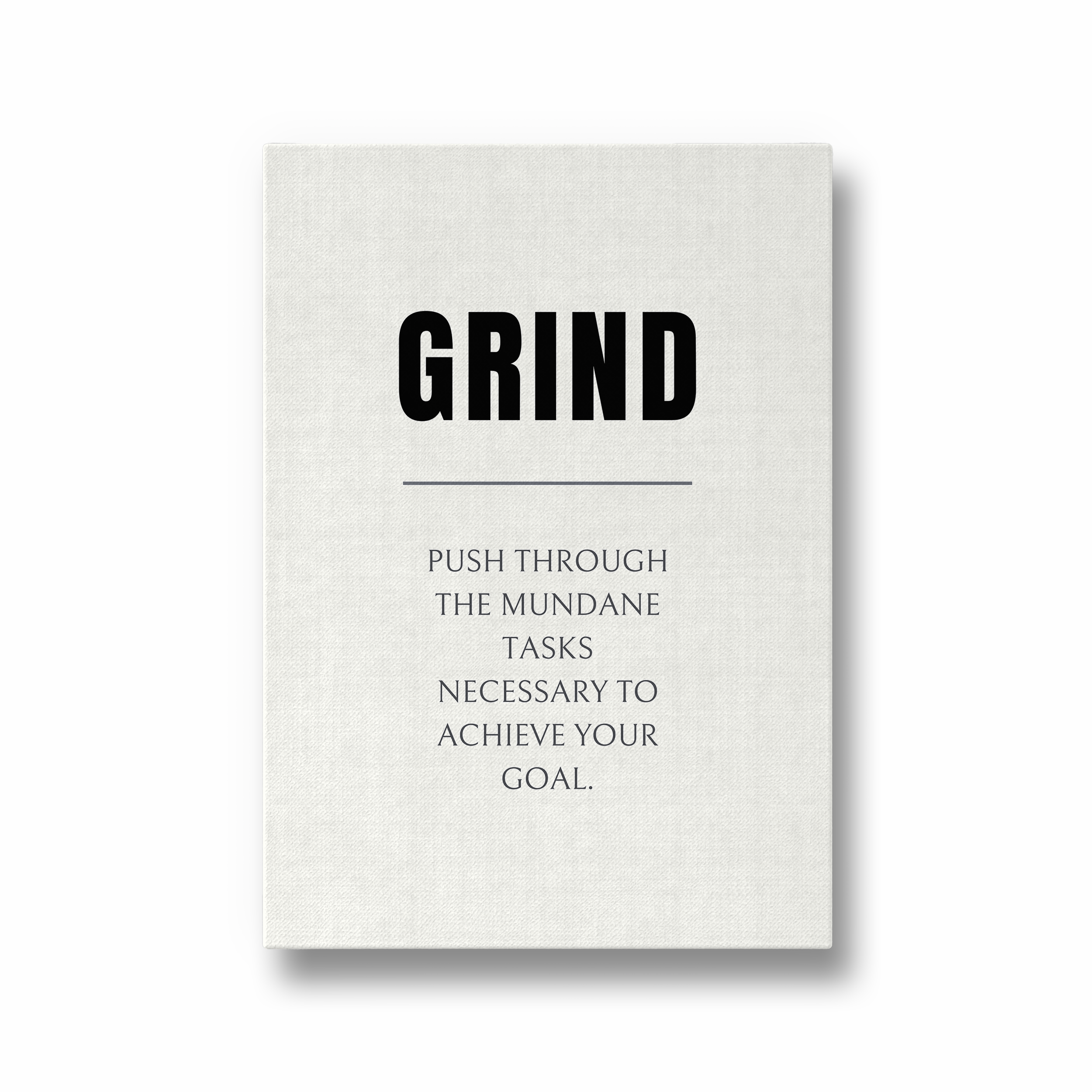 Grind Quote Wall Art