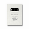 Grind Quote Wall Art