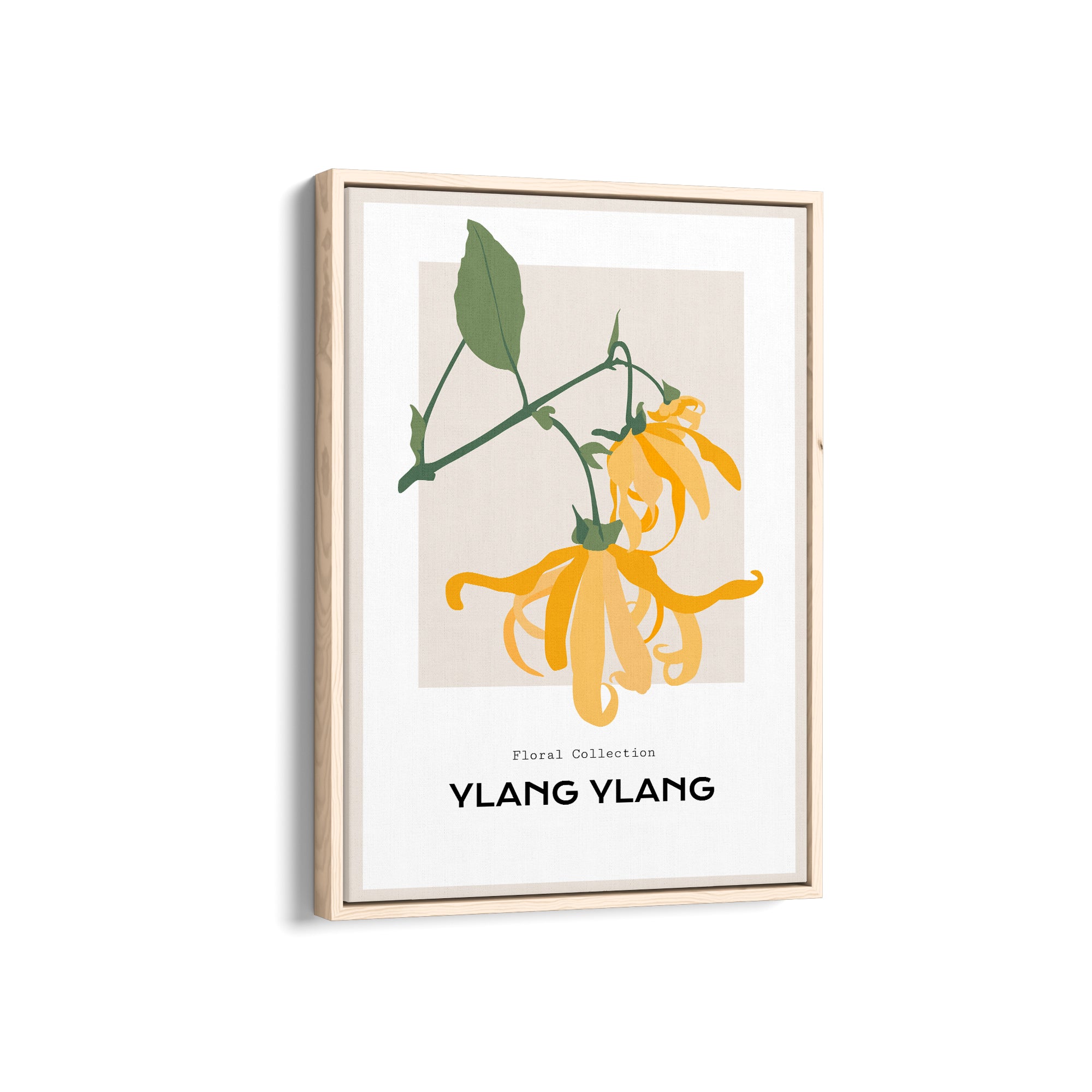 Ylang Ylang Botanical Modern Wall Art