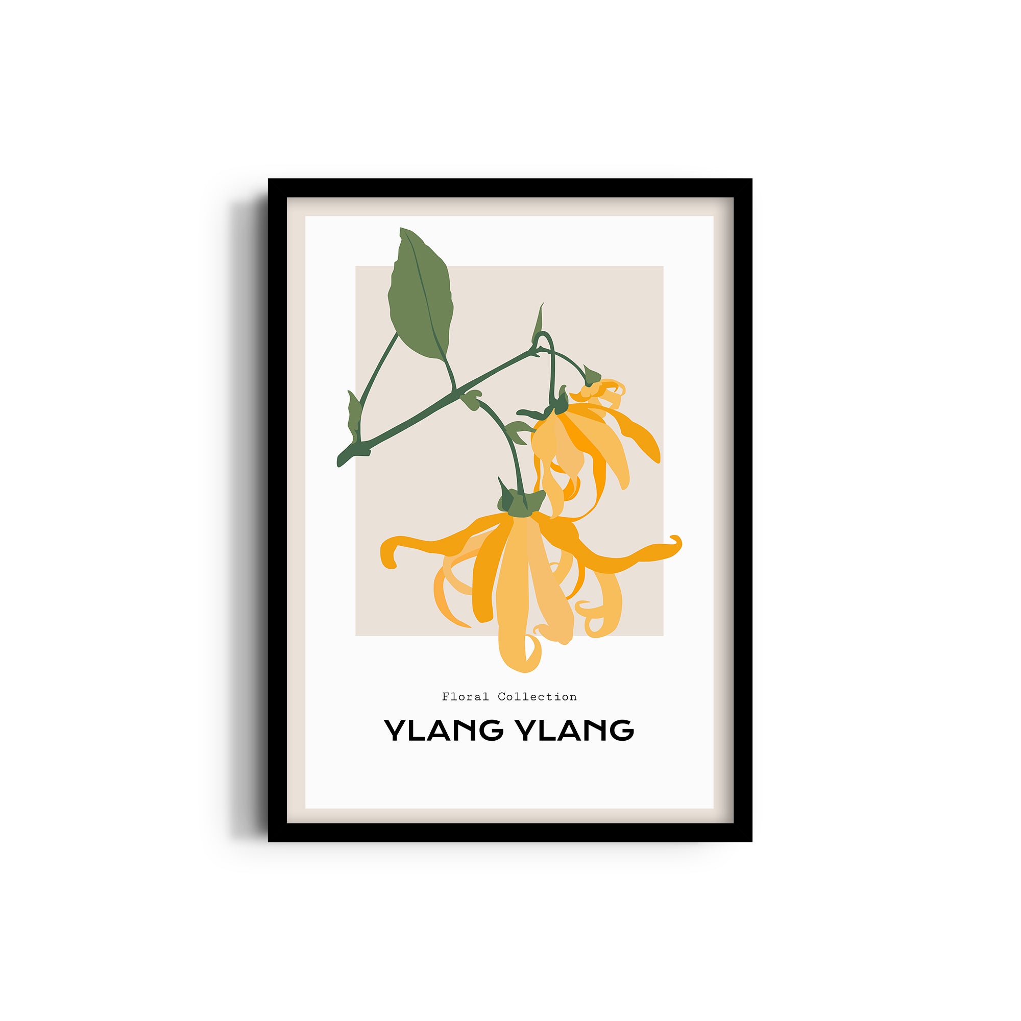 Ylang Ylang Botanical Modern Wall Art