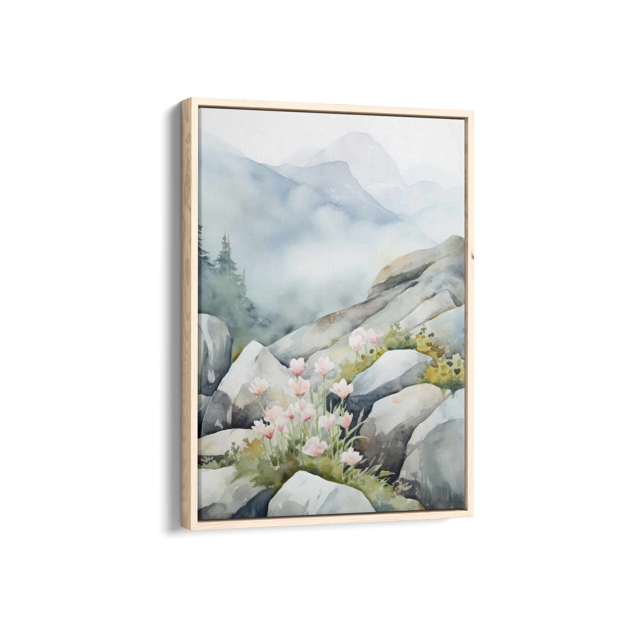 Mystic Mountain Bloom Wall Art