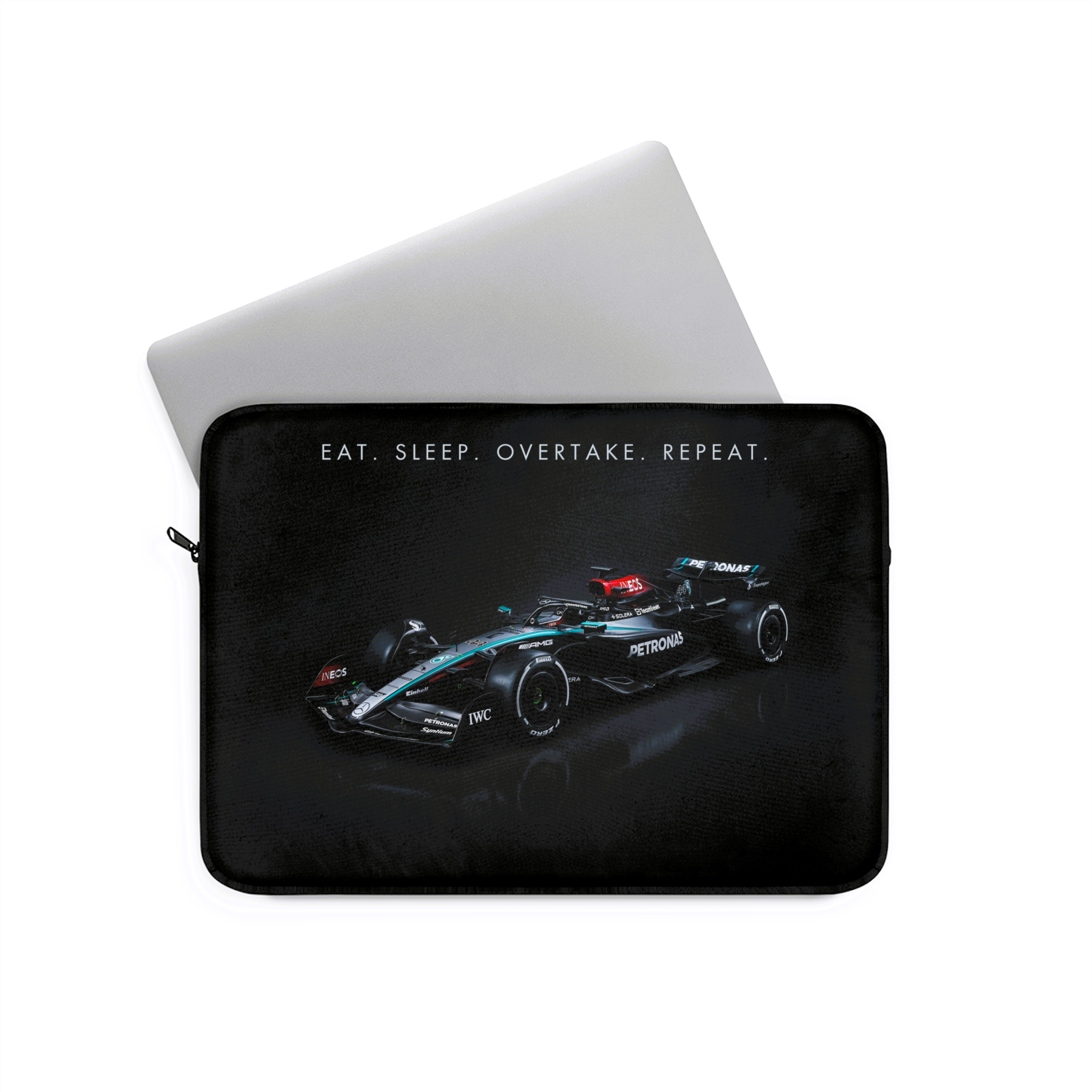 Mercedes-AMG Petronas F1 Car Laptop Sleeve (Macbook, HP, Lenovo, Asus, Others) | Laptop Cover
