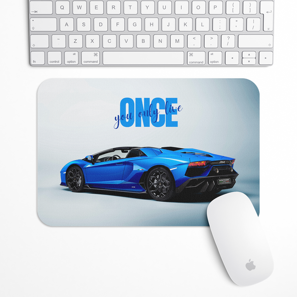 You only live once Lamborghini Gaming Mouse Pad
