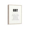 Grit Quote Wall Art
