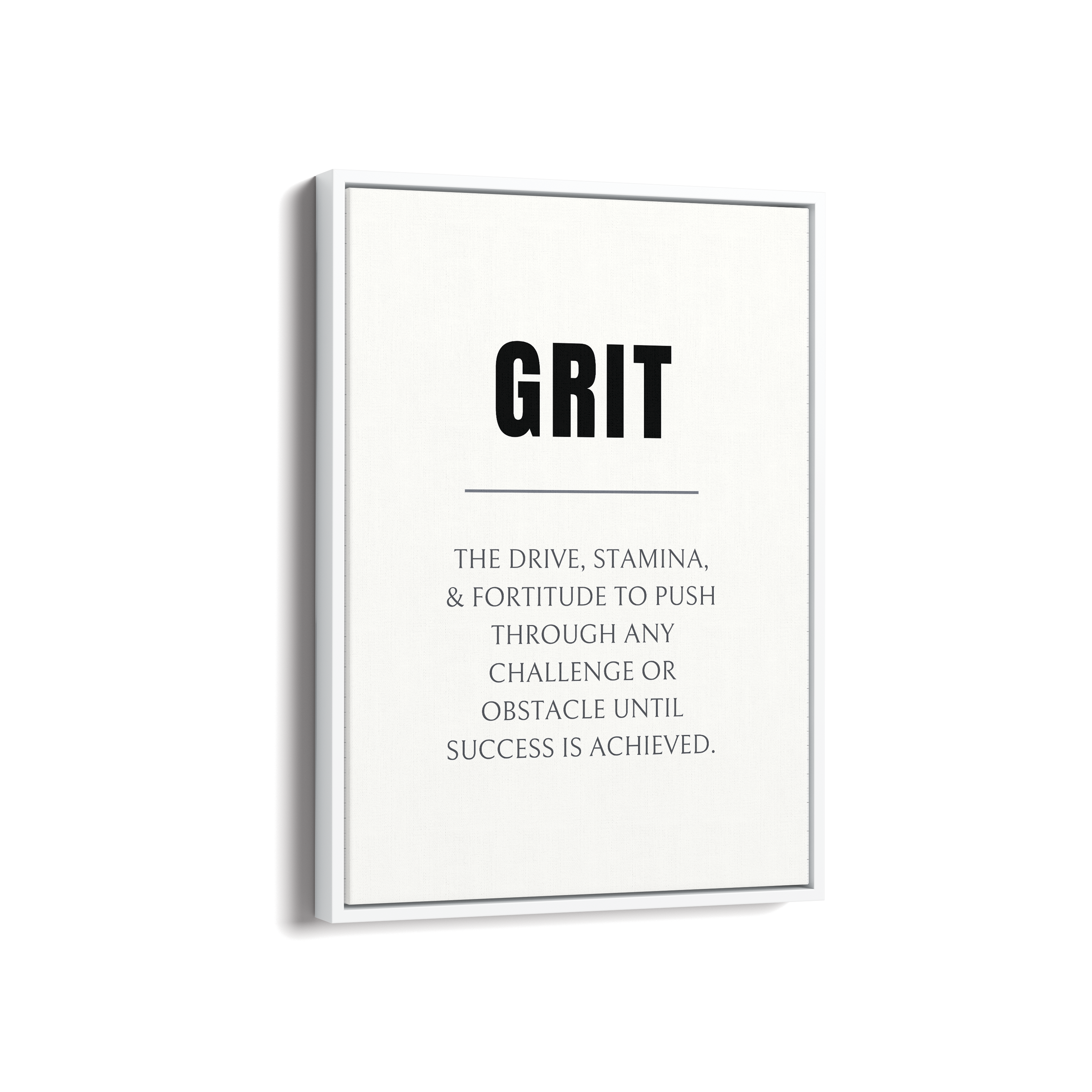 Grit Quote Wall Art