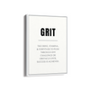 Grit Quote Wall Art