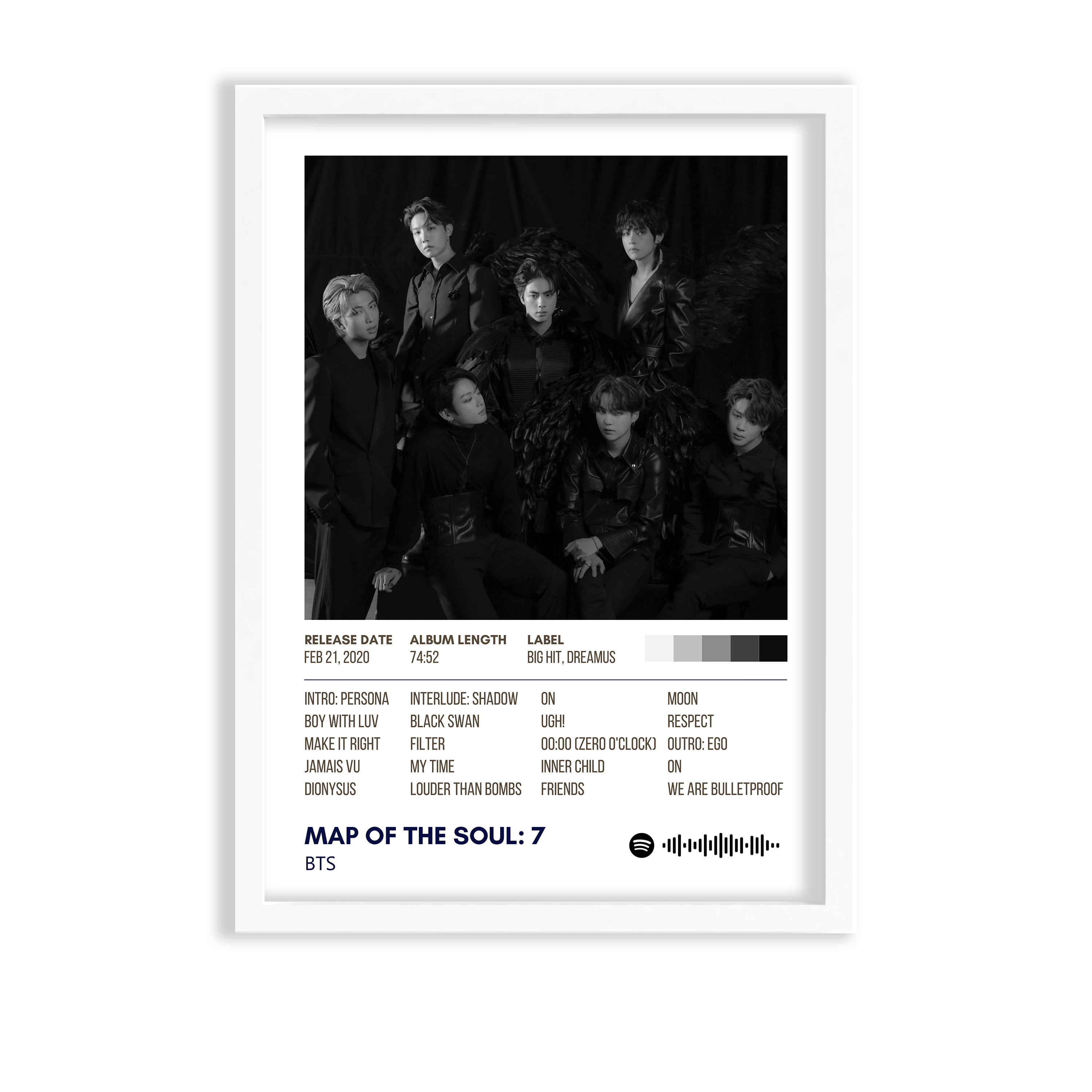 Map of the Soul: 7 by BTS Album Poster