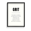 Grit Quote Wall Art